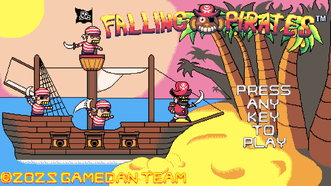 Falling Pirates screenshot 1